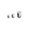ROULETTE FIXE PLATINE GRIS DIAMETRE 40MM