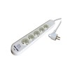 BLOC 5PRISES INTERRUPTEUR USB 1.5M BLANC