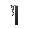 BLOC 8PRISES INTERRUPTEUR 1.5M NOIR