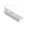 NEZ DE MARCHE ALU DROIT 10MM 2,5M MAT ARGENT