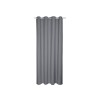 RIDEAU  TAMISANT LEYA COTON BIOLOGIQUE 140X280 GRANIT3 GRIS