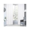 RIDEAU TAMISANT LEYA COTON BIOLOGIQUE 140X280 BLANC