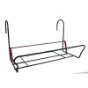 SUPPORT BALCONNIERE RECTANGULAIRE GRIS 41X17
