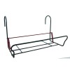 SUPPORT BALCONNIERE RECTANGULAIRE GRIS 41X22