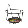 SUPPORT POT MURAL GRIS D22