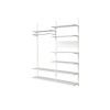CREMAILLERE DOUBLE E50 200CM BLANC