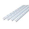 CREMAILLERE DOUBLE E50 150CM BLANC LOT DE 4