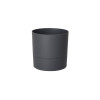 POT ROND  POLYPROPYLENE DIAMETRE 19,3CM GRIS