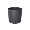 POT ROND  POLYPROPYLENE DIAMETRE 24,3CM GRIS