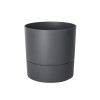 POT ROND  POLYPROPYLENE DIAMETRE 28,5CM GRIS