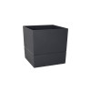 POT CARRE POLYPROPYLENE DIAMETRE 24,3CM GRIS