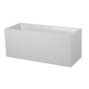JARDINIERE GRAPHIT 99.5X39X43 97.6L BLANC