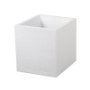 POT CARRE GRAPHIT 39X39X43 31L BLANC