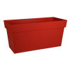 JARDINIERE TOSCANE 79X36X38.8 74L ROUGE RESERVE EAU