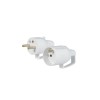 FICHE MALE + FEMELLE 16A ANNEAU BLANC