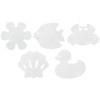 ANTIDERAPANT ADHESIF BLANC SUJET LOT DE 5