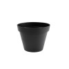 POT ROND TOSCANE DIAM. 40X32 23L GRIS ANTHRACITE