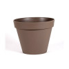 POT ROND TOSCANE DIAM. 40X32 23L TAUPE