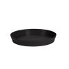 SOUCOUPE TOSCANE DIAMETRE 22.5CM POT DIAMETRE 30CM GRIS ANTHRACITE
