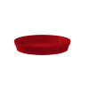 SOUCOUPE TOSCANE DIAMETRE 22.5CM POT DIAMETRE 30CM ROUGE