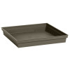 SOUCOUPE CARRE TOSCANE 26,7X26,7X3,8 TAUPE