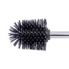 BROSSE WC EN SILICONE NOIR ET CHROME