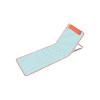 CALE DOS DE PLAGE BLEU DENIM 5 POSITIONS POCHE ARR COUSSIN APPUI TETE