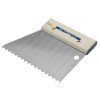 COUTEAU COLLE CARRELAGE DEXTER 18CM LAME ACIER MANCHE BOIS DENT TRIAN