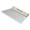 COUTEAU COLLE PARQUET / CARRELAGE DEXTER 28CM LAME ACIER MANCHE BOIS