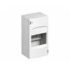 TABLEAU ELECTRIQUE BLANC VIDE 1RANG 4MODULES