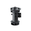 PIED CAISSON HAUTEUR 100MM PLASTIQUE NOIR LOT DE 4