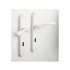 POIGNEE DE PORTE ANAIS TROU DE CLE ACIER ENTRAXE 195MM X2