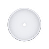 VASQUE A POSER RESINE DE SYNTHESE DIAMETRE 40 CM BLANC MOON 40