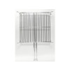 GRILLE DOUBLE ACIER CHROME 40X40