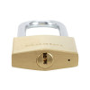 CADENAS A CLE LAITON LONGUEUR 50MM ANSE HAUTE AVEC 4 CLES