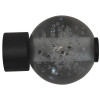 EMBOUT DIAMETRE 28 CHARME RECUP VERRE BULLE NOIR MAT