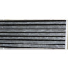 RIDEAU PORTIERE C114 CHENILLE FLORENCE 90X220 GRIS NOIR