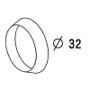 JOINT CONIQUE POUR TUBE DIA  32 MM