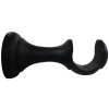 SUPPORT DIAMETRE 28 CHARME RECUP 80MM NOIR MAT