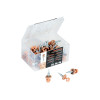 VIS EN ACIER GALVANISE 28MM TERRACOTTA AUTO PERFORANTE Bte de 40