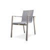 FAUTEUIL DE JARDIN EN ALUMINIUM MIAMI TAUPE