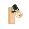 SPOT PATERE TOWNSHEND E27 NOIR/BOIS