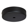 PAVILLON CACHE METAL NOIR D90 TROU 6MM