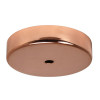 PAVILLON CACHE METAL CUIVRE D90 TROU 6MM