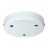 ROSACE 3 CABLES D12CM BLANC