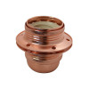 DOUILLE E27 METAL CUIVRE D40 4A 250V