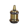 DOUILLE E27 AV CACHE BRONZE D50 MET