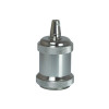 DOUILLE E27 AV CACHE NICKEL D50 MET