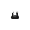 EMBOUT PLASTIQUE DIAMETRE10MM NOIR LOT DE 4