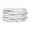 CABLE TISSU BLANC TORSADE L.3M 0.75MM